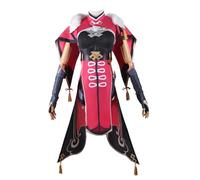 YIAIU Cosplay Costume Anime Klee Hutao Genshin Impact All Characters Cosplay Uniform Set Halloween Party Outfit, Beidou, Small