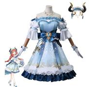 YIAIU Cosplay Costume Anime Klee Hutao Genshin Impact All Characters Cosplay Uniform Set Halloween Party Outfit (Nilou,X-Large)