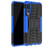 Yiakeng Huawei P20 Pro Case, Shockproof Slim Drop Full Body Protection With Kickstand For Huawei P20 Pro (Blue)