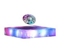 YIANCTRD Levitating UFO Lamp, Floating RGB Galaxy Light, Levitation Decor Display, Cool Gadgets for Desk,Room,Office, 360 Degree Automatic Rotating Light, Unique Gifts for Kids,Teenagers