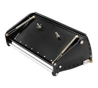 YiAndeli Drywall Flat Finishing Box, Aluminum Wallboard Finishing Box, 8-12 Inch Putty Powder Scraper Wall Plastering And Scraping Flat Box ToolBlack, 12in