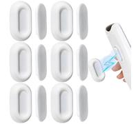 YIANERM 6 Pcs Magnetic Remote Control Holder Wall Mount-No Drill Self-Adhesive Silicone Organizer Storage Wall Holder for Home Office School TV, Fan & Air Conditioner Remote Control (white)