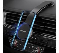 YIANERM Phone Mount for Mag-Safe,Phone Car Mount Holder with Sticky Adhesive Universal Magnetic Phone Holder for Car,Bendable Memory Alloy Car Cradle,Compatible with Mag-Safe Case & Smartphones(black)