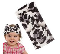 Yianyal Bow Headband Babies,Wide Leopard Kids Headband | Soft Stretchy Bows Headband For Baby Girls For 0-2 Years Old