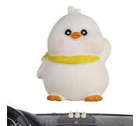 Yianyal Car Ducks for Dashboard - Cute Resin Figurine Frog Duck Statue - Miniature Animal Sculpture, Car Duck Decor, Dashboard Center Console Ornament for Home Office Car Interior