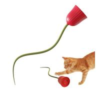Yianyal Cat Toys Interactive - Electric Toys for Indoor Pets,Portable Agile Moving Interactive USB Rechargeable Kitten Relaxing Ball with Tail for Bored Indoor Cats