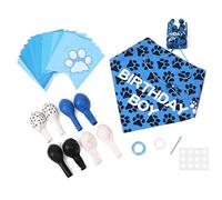 Yianyal Dog Birthday Decorations | Adjustable Dog Birthday Bandana | Dog Scarf, Pet Birthday Party Supplies, Complete Celebration Kit For Most Dog