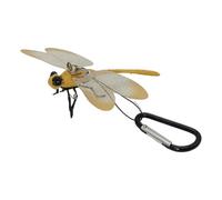 Yianyal Dragonfly Hat Clip - Fake Garden Dragonfly Clip,Creative Clip On Dragonfly for Hat, Realistic Dragonfly Pole Clips for Outdoors, Dragonfly Decor Gardening