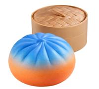 Yianyal Dumpling Squeeze Ball, Realistic Soft Fun Glitter Dumpling Party Favors, Squeeze Sensory Toys, for Kids Family Friends Work Relaxation Study Waiting Rooms Calm-Down Anger Management