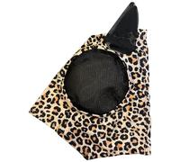 Yianyal Fly Cover For Horses | Anti-Bite Horse Head Cover Leopard Print Pattern - Face Protection For Horse, Breathable Horse Care Product, Anti-Bite Horse Head Cover, Comfortable For Competitions