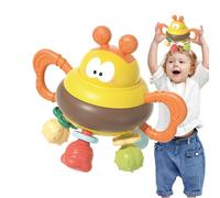 Yianyal Kids Teething Toy, with Cute Shape Soft Teether Ball, Calm Down Toys, Fine Motor Skills Toys, Sensory Girls, Enhances Coordination