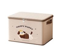 Yianyal Lockable Box | Heavy-Duty Stackable Package Case with Puppy Pattern | Lockable Storage Containers,for Delivery Toy Package Travel Closet Garage Bedroom Bathroom Kitchen