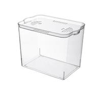 Yianyal Small Fish Tank - Stackable Cube Tank Fish Tank | Versatile Fish Bowl, Temporary Space Aquarium Tanks for Turtle Tanks, Waterweed, Shrimp, Small