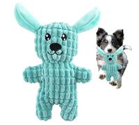 Yianyal Squeaky Toys for Dogs, Tough Dog Stuffed Squeaky Animal, Tough Pet Toys for Puppy Teething Boredom Relief Outdoor Play