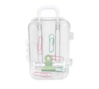 Yianyal Tiny Suitcases for | Transparent Tiny Container,Suitcase Party Box for Birthday, Weddings, Old Home Decoration, Travel Packaging Box