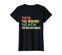 YiaYia The Woman The Myth The Bad Influence Yia-Yia Vintage T-Shirt