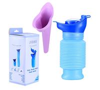 Yibaijia Portable Urinal, Shrinkable Emergency Urinal 750ML