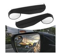 YIBAJIO 2 Pcs Car Blind Spot Mirrors, for Dacia Dokker Stepway 2017-2020/Dacia Duster 2010-2024 360° Rotate Waterproof HD Crystal Glass Blindspot Mirrors,Suction cup upgrade with frame,A