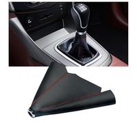 YIBAJIO Leather Gear Gaiter Dust Cover for Renault Clio 4 2014-2019 Black Replacement Interior Shift Boot,B