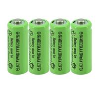 Yibatopow 4 Packs Ni-MH 2/3AAA 1.2v 200 mah Rechargeable Batteries,2/3 AAA Battery for Solar Lights,Outdoor Solar Garden Art Light Battery(They are not AAA Size Batteries)