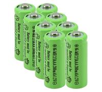 Yibatopow 8 Packs Ni-MH 2/3AAA 1.2v 200 mah Rechargeable Batteries,2/3 AAA Battery for Solar Lights,Outdoor Solar Garden Art Light Battery(They are not AAA Size Batteries)