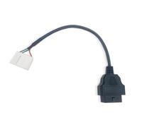 YIBEICO 12Pin OBD2 Diagnostic Adapter Cable for Tesla Model S/X (2012-2015),OBD2 to 16 Pin Converter for Battery, Motor Data & Advanced Diagnostics (12pin)