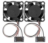 YIBEICO 2Pcs Hotend Cooling Fan for Bambu lab P1P/P1S 3D Printer,Brushless Fan for Printer Cooling,NOT Compatible with X1 and A1 Series (Fit for P1P/P1S)