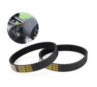 YIBEICO 2Pcs Skateboard Drive Belts for Evolve, Durable 15mm Width HTD-5M Wheel Belt Skateboard Kit