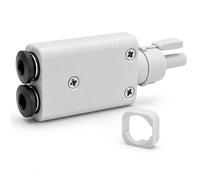 YIBEICO AMS Lite Filament Hub,Detachable 2-in-1 PTFE Adapter | for Bambu Lab A1/A1 Mini 3D Printer,Two pre-Connected Paths for an External Spool or Dryer Box; a Screw-open Easy-clean Body.