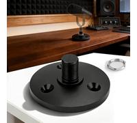 YIBEICO Desktop Microphone Stand for Shure MV7i/MV7x,Secure & Space-Saving Desk Stand for Shure MV7i/MV7x Podcast Mic ,Detachable microphone base with locking nut