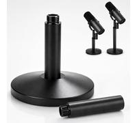 YIBEICO Desktop Microphone Stand for Shure SM7B/SM7DB, Adjustable Height with 2 Extension Rods, All-Metal Heavy-Duty, Easy Setup & Portable Space-Saving Mic Stand