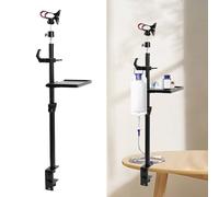 YIBEICO Feeding Tube Stand for Infusions, Hands Free Feeding Tube Holder Feeding Telescopic Pole for Gravity Syringes Feeding Pump Feeding