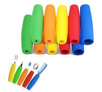 YIBEICO Foam Grip Tubing, Foam Tubes Grip Aid for Utensils, Adaptive Utensil Cutlery Padding Grip Handle for Disabled, Elderly, Arthritic and Handicapped (Arc Shaped)