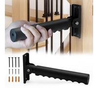 YIBEICO Folding Grab Bars for Doorway/Stairs Assist for Seniors, Flip Up Grab Handles for Wall for Elderly, Disabled, People with Limited Balance and Mobility