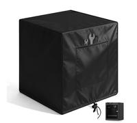YIBEICO Oxford Fabric Dust Cover for Bambu Lab P1S 3D Printer, Printer Dust Protector with Drawstring & Side Pocket, Custom Fit Machine Shelter for P1S 3D Printer