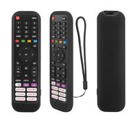 YiBiChin Protective Silicone Case Compatible with Hisense EN2P30H EN2J30H EN2D30H EN2B30H EN2N30H EN2A30 EN2G30H Remote Control, Anti-Slip, Shockproof, Skin-Friendly and Washable (Black)