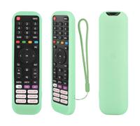 YiBiChin Protective Silicone Case Fit for Hisense EN2R30N EN2K30P EN2D30H EN2B30H EN2Q30H EN2A30 EN2G30H Remote Control, Anti-Slip, Shockproof, Skin-Friendly and Washable (Glow in The Dark, Green)