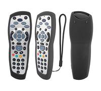 YiBiChin Protective Silicone Remote Case for SKY Plus HD Remote Control, Compatible with Sky+ Controller, Shockproof, Washable and Skin-Friendly, Anti-Lost Remote Cover with Loop (Black)