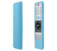 YiBiChin Silicone Remote Case ONLY for Toshiba Remote Control CT-8533, CT-8541, CT-8528, Remote Cover Washable, Shockproof - Glow Blue (Please Confirm the Compatibility Through Figure 2)