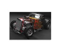 YIBIN Hyper Car Poster for American Hot Rod Poster Decorative Painting Canvas Wall Posters And Art Picture Print Modern Family Bedroom Decor Posters 08x12inch(20x30cm)