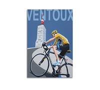 YIBIN Vintage Posters for The Tour De France Mont Ventaux Poster Decorative Painting Canvas Wall Posters And Art Picture Print Modern Family Bedroom Decor Posters 16x24inch(40x60cm)