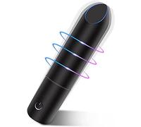 YIBINKG Mini Quiet Bull.et vibrabrater with USB Charger Ad.ults Toys Vibta.te.rs for Women S.ex Toys4Women,Vibrantorors for Women Travel Gift Waterproof Massage 10 Mode (Black-01)