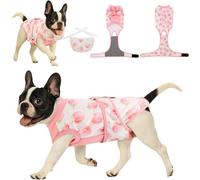 YibooAura Dog Recovery Suit for Small Dog&Cat, S+,Pink Peach
