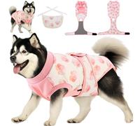 YibooAura Dog Surgery Recovery Suit for Female/Male Spay & Neuter, Large/Medium/Small Dogs Onesie Full Body Surgical Suits After Spayed/Neutered, Medical Pet Onesies Bodysuit Post Neutering Essentials