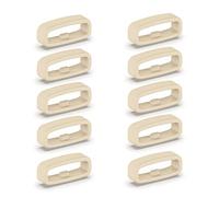 YIBOZI 10 Pieces Silicone Fastener Ring 18mm /20mm /22mm Wristband Keeper Smartwatch Strap Retainer Holder Replacement Accessory