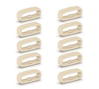YIBOZI 10 Pieces Silicone Fastener Ring 18mm /20mm /22mm Wristband Keeper Smartwatch Strap Retainer Holder Replacement Accessory