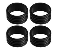 YIBOZI 4 Pieces Tennis Racket Silicone Racquet Grip Rings Racket Bands Non Slip Racket Rubber Rings Absorbent Overgrips in Place Tennis Racket Sealing Rubber Rings