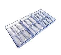 YIBOZI Chocolate Mold Polycarbonate Chocolate Mold 18 Cavity Oval Shape Mould For Candy Bonbons And Pastries Baking Tool Kitchen Supplies