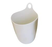 YIBOZI Wall Mount Pen Pencil Organizer with Hanging Hook Large Capacity Hanging Trash Can Waste Basket Saving Space Wall Mounted Pen Holder