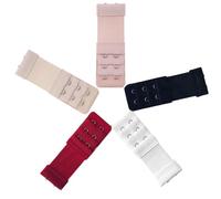 YIBOZI Women 2 Hook Bra Extender Elastic Underwear Extension Strap Clip Expander Buckle Bra Extender